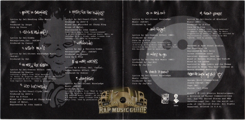 Del The Funky Homosapien - No Need For Alarm: CD | Rap Music